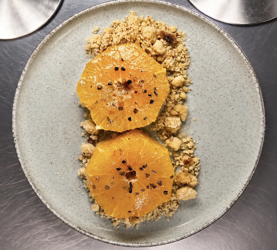 Sobremesa Kibutz com laranja Bahia
